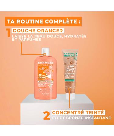 ENERGIE FRUIT pH Neutral Shower Gel Orange Blossom & Organic Linseed Oil Vegan 500 ml - Buy Online on GoSupps.com