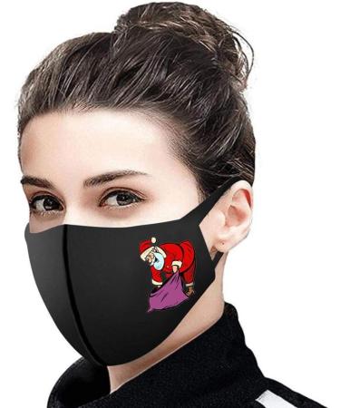Riou 5-Piece Washable Cotton Mouth Protection - Breathable Dustproof Face Covering for Men & Women - Buy Online on GoSupps.com