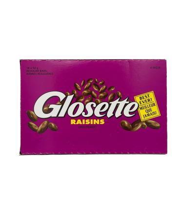 Glosette Chocolate Covered Raisins Club Pack (50g x 18)