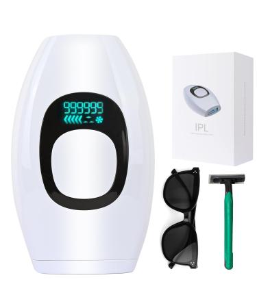 IPL Hair Removal Laser Hair Removal At-Home for Women Men 999 999 Flashes Permanent Hair Removal Device on Facial Legs Arms Bikini Line
