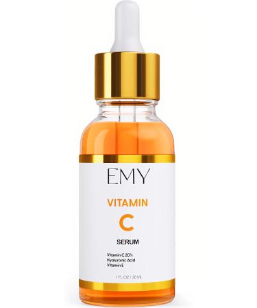 EMY Face Serum Vitamin C & E Hyaluronic Acid Anti-aging Moisturizer Nourishing Protects your skin Anti-wrinkle care Collagen Glycerin Ascorbic Acid Anti-dark spots