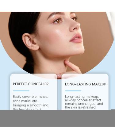 Makeup Cushion Foundation - Anti-Perspirant Matte Cushion Concealer for Women - Concealing Brightening Cream for School Travel Parties Business Trips Camping - Buy Online on GoSupps.com