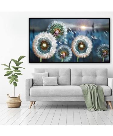 Dandelion Diamond Painting Kit | Large DIY Full Drill Crystal Rhinestone Art Sunset Painting | Gem Art for Adults | Home Wall Decor (27.5 X 15.7inch) - Buy Online on GoSupps.com