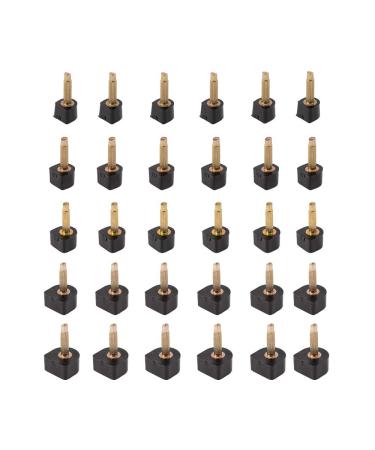 sansheng 30 PCS Shoe Repair Stiletto Replacement Heels Tips, High Heel Shoe Repair Tips Taps Dowel Lifts Replacement (Black)5 Different Sizes Black/30pcs - Buy Online on GoSupps.com