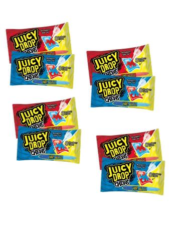Drop Chews Candy 67g - Soft chews with a sour gel (08 Packs (Half Box))