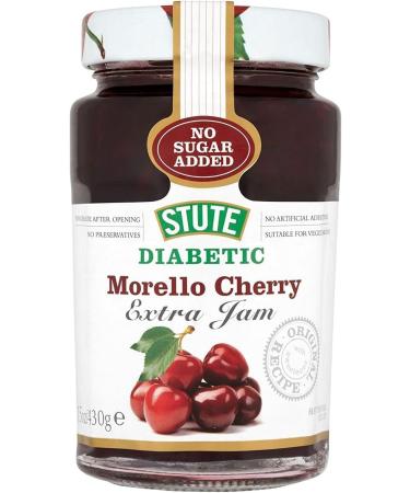 Stute Jam Selection - Handpick Your Favourite Flavours | Low Sugar High Taste | Apricot Blackcurrant Morello Cherry | Diabetic-Friendly Jams for Healthier Treat | 6 Pack - 430g Each - Buy Online on GoSupps.com