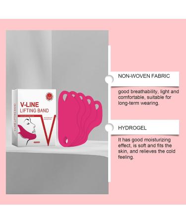 Double Chin Strap - Firming Chin Sheet Masks | Vline Face Lifting Chin Masks | 5 Ear-hanging V-face Masks | Double Chin Ma-sk for Skin Firming and Tightening Double Chin Jawline for Women & Men - Buy Online on GoSupps.com