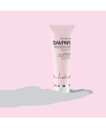 Sampar Pure Perfection Daily Dose Foaming Cleanser - Purifying Make up Remover and Cleansing Foam with 8 Essential Oils - Combination and Oily Skin 125ml - Buy Online on GoSupps.com