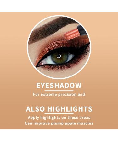 Kyannkra Eyeshadow Stick | Long-Lasting Glitter Matte Nude Eye Makeup for Smoky Eyes | Quick-Drying & Brightening E03 - Buy Online on GoSupps.com