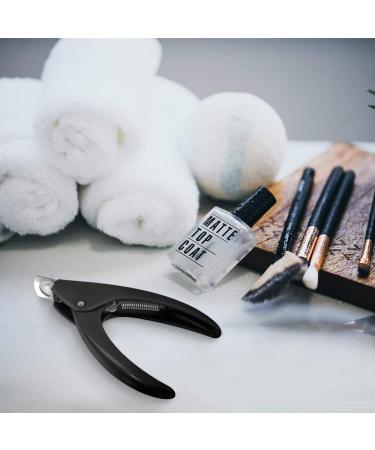 Nail Tip Cutter MORGLES - Professional Acrylic Nail Clippers for False, Fake, Gel, Artificial Nails - Manicure Tool in Black - Buy Online on GoSupps.com