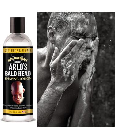 Arlo's Bald Head Shaving Lotion 6 oz - Smooth and Nourishing Shave Solution - Buy Online on GoSupps.com