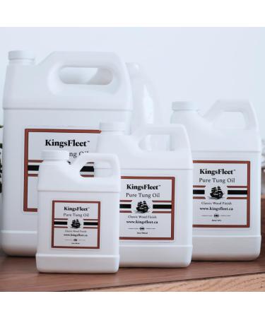 KingsFleet - Pure Tung Oil | 16oz | Classic Wood Finish | Indoor / Outdoor | Restore Protect and Maintain! - Buy Online on GoSupps.com