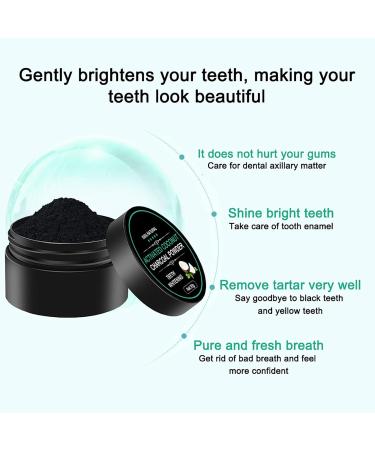 Natural Tooth Whitening Powder - Coconut Activated Carbon Brightening Original Toothpaste 5PC for White Teeth - Buy Online on GoSupps.com