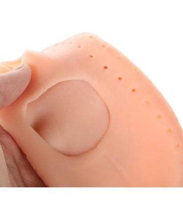 Silicone Socks Gel Moisturizing Socks Foot Anti-Cracking Protector Foot Care Tool Prevention Socks Relieve Plantar Fasciitis Pain Heel Bone Spur Pain Soften Dead Skin Dry Cracked Yellowish Pink M - Buy Online on GoSupps.com