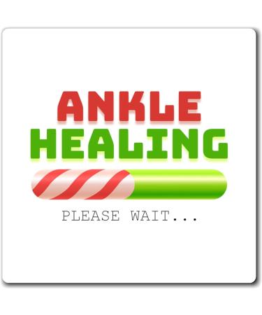 Humorous Anklebone Recuperation Rehabilitation Betterment Novelty Astragalus Osseus Improvement Convalescense Magnets 3" 3" - Buy Online on GoSupps.com