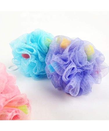 8pcs Kids Bath Sponge Balls - Soft Mesh Shower Loofah & Back Scrubber - Perfect for Bubble Baths | International Shipping - Buy Online on GoSupps.com