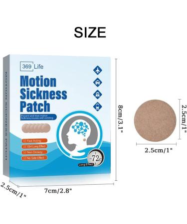 369 Life Motion Sickness Patches - 10 Sea Sickness Patch for Cruise - Adults and Kids - Buy Online on GoSupps.com