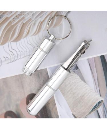 Cyrank 6 Pcs Stainless Steel Ear Pick Earwax Removal Kit for Ear Cleansing - Keychain Hanging Earwax Remover Set - Buy Online on GoSupps.com