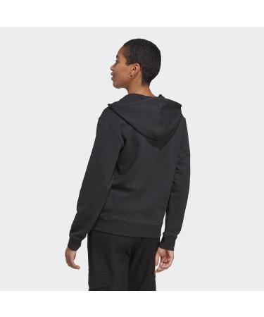 Buy adidas Women's W Lin Ft Fz Hd Hooded Track Top - XL Black/White | International Shipping Available - Buy Online on GoSupps.com
