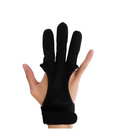 Archery Gloves ,IEKEDOI Three Finger Protector Archery Accessories Large