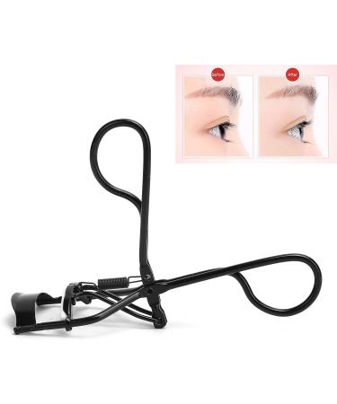 Stainless Steel Eyelash Curler Long-Lasting LASH Curls Professional Makeup Tool Women Black - Buy Online on GoSupps.com