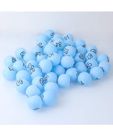 Toyvian 100pcs Numbered Balls 1-100 for DIY Bingo Game & Entertainment - Blue - Buy Online on GoSupps.com