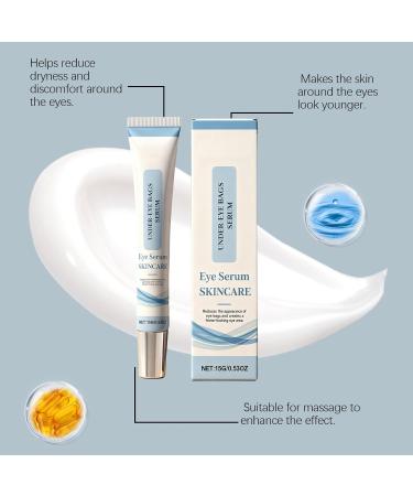 Hengxuan Firming Serum for Dark Circles and Puffiness Antiaging Eye Tightening Cream with Hyaluronic Acid Reduces Fine Lines and Wrinkles Lightweight and Fast Absorbing for All Skin Types 4 - Buy Online on GoSupps.com