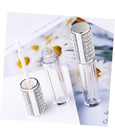 Sewroro Lot de 10 Tubes de Gloss L vres Vides 5 Ml Mini Bouteilles en Verre Transparent Rechargeables pour Maquillage DIY Beaut Soins Personnels - Buy Online on GoSupps.com