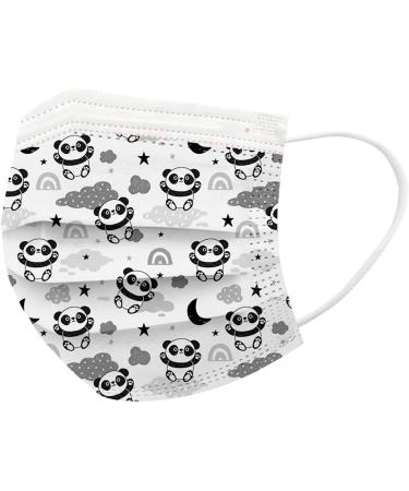 50PCS Kids Disposable Childrens Cartoon Colors Printing 3Ply Protective Breathable Comfortable Anti Dust Face Bandanas(B-008 - Buy Online on GoSupps.com