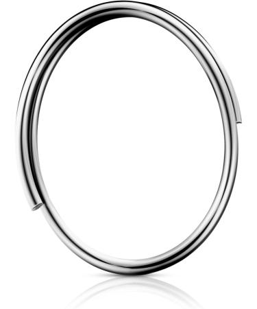 Fushing Stainless Split Rings (12mm) - 100Pcs for Chandeliers, Curtains, Jewelry Making & Crafts - Buy Online on GoSupps.com