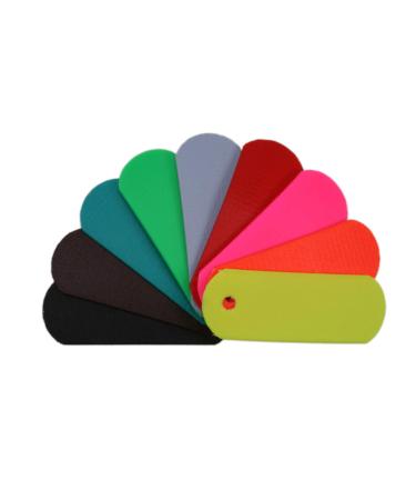 BioThane sold by the meter Beta Super Flex 9-25 mm wide approx. 1.5 mm thick many colors 9mm neon yellow 9 mm neon yellow (YE527)