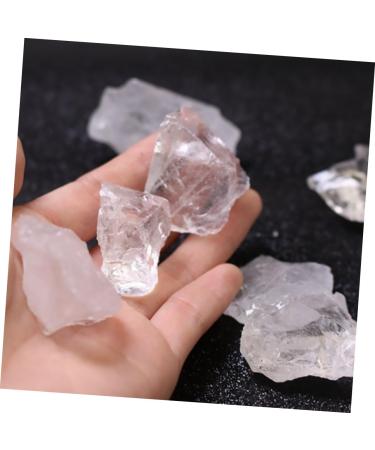 Toyandona 2ST Quartz Mineral Specimens - Geological Rehearsal Sample Ores for Teachers - Natural White Crystal Decor - 3x3cm Transparent Ore Decorations (2 PCS) - Buy Online on GoSupps.com