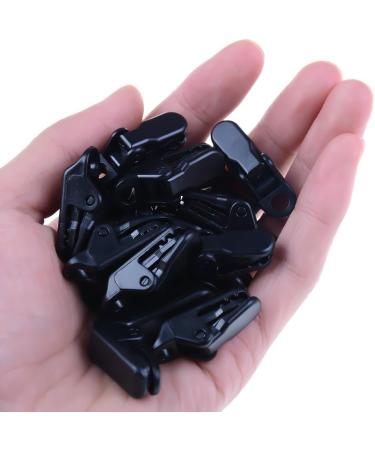 Warmshine 20 Pack Small Clamp Tarp Awning Clips Set - Black Trap Clips for Camping & Outdoors - Buy Online on GoSupps.com