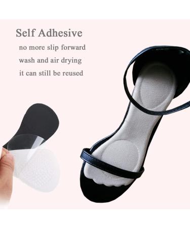 High Heel Inserts for Women - Velvety Cushioning Insoles Anti-Slip Gel Cushion for Pain Relief 2 Pairs in Beige & Black Size for Dress Shoes 5-8 US - Buy Online on GoSupps.com