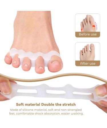 Qiefarm Bunion Corrector - Pain Relief Toe Separators for Hallux Valgus Correction (4PCS) - Buy Online on GoSupps.com