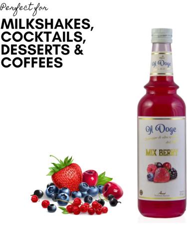 BARMAN IL DOGE Mixed Berries Syrup 70cl - Buy Online on GoSupps.com