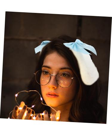 FRCOLOR 3 Pairs Plush Rabbit Ear Hair Clip womens hair clips bunny ears hair clip easter hair barrettes hair barrettes for women Cartoon Hair Clips cosplay pair clip Miss fabric - Buy Online on GoSupps.com