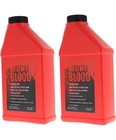 Liquid Latex Fashions - Premium Halloween Fake Blood for Adults & Kids | Theatrical Quality Special Effects - 2 Pints (16 Oz - Buy Online on GoSupps.com