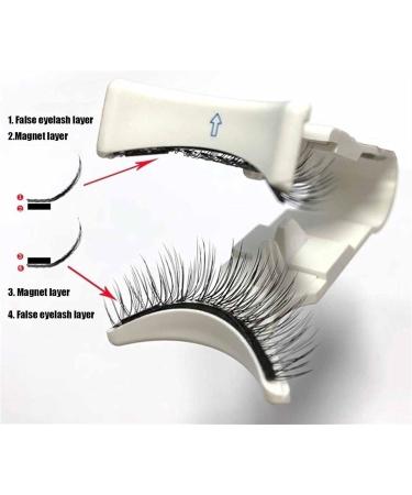 Krafty Magnetic Eyelashes | Reusable Self Adhesive Magnetic Lashes with Applicator - Natural Look (2pcs - Buy Online on GoSupps.com