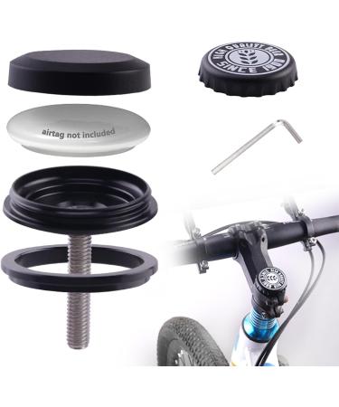 Premium Airtag Bicycle Bracket - Hidden Waterproof Advanced Cap Holder & Theft Protection Accessories for GPS Tracking - Buy Online on GoSupps.com