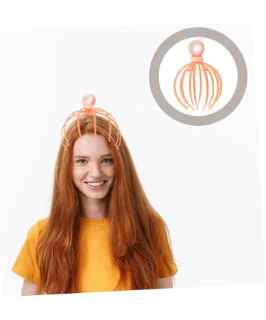 Buy Kombiuda Head Massage Device - Claw-Style Scalp Massager for Ultimate Relaxation | Handheld Plastic Massage Comb 21x15x15cm Orange - International Shipping Available - Buy Online on GoSupps.com