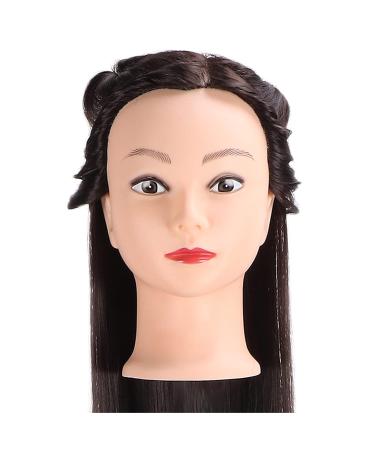 Hair Exercise Head - Training Doll for Hairdressers | High Temperature Wire Clear Hairline | Perfect for Braided Styles - Buy Online on GoSupps.com