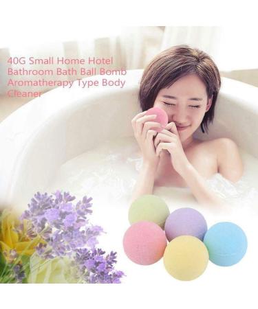 5pcs Colored Natural Bladder Bathing Balls - Stress Relief Essential Oil Shower Cleaners for Women Girls & Kids - Buy Online on GoSupps.com