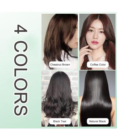 HONGBEV HUANG YI Natural Plant Hair Dye New Botanical Bubble Hair Dye 20ml 10Packs/Box Fruitcolor Hair Dyeing Cream Natural Plant Hair Dye Shampoo (Black-1 box/10 packs) - Buy Online on GoSupps.com