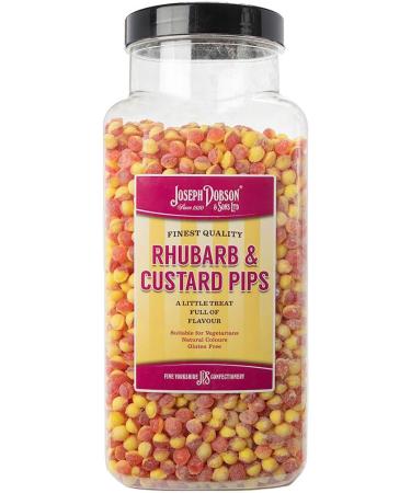 Joseph Dobson & Sons Rhubarb and Custard Pips Sweets 2.72 kg - Buy Online on GoSupps.com