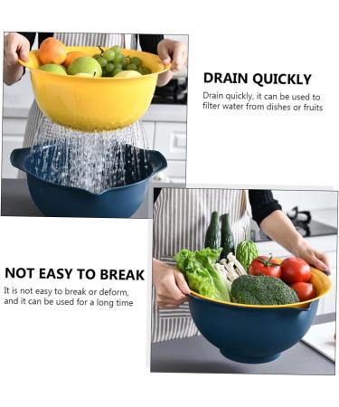 FUNOMOCYA Housewarming Ideas Drain Basket with Lid with Cover Cleaning Rack re-usable Housewarming Ideas - Buy Online on GoSupps.com