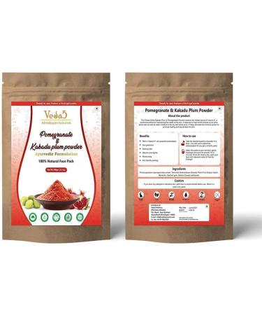  QURA QURA Ayurvedic Pomegranate & Plum Kakadu Powder | For Face Skincare Acne Spot Treatment | 100% Natural Ingredients | Moisturizes & Hydrates 100g - Himalayan Naturals - Buy Online on GoSupps.com