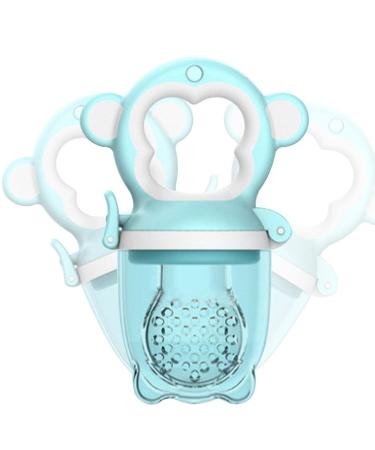 Abbto Fruit Bite Rings - Food Grade Silicone Baby Mesh Feeder for Infants & Toddlers | Durable & Safe Fruit Bite Rings for Children - Buy Online on GoSupps.com