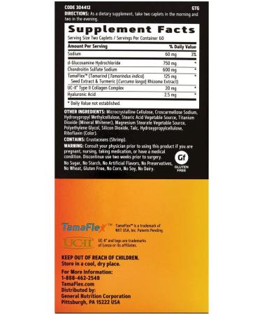 GNC Tamaflex Complete 120 Caplets - Advanced Joint Support Formula - Buy Online on GoSupps.com