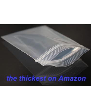 Clear Thick 8mil Mini Plastic Bags - 150PCS Jewelry Pill Pouch Food Storage Earring Packaging Grocery Bags - Buy Online on GoSupps.com